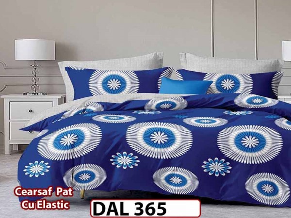 Lenjerie din finet cu 6 piese si cearceaf cu Elastic - DAL365 Lenjerie din finet cu 6 piese si cearceaf cu Elastic - DAL365