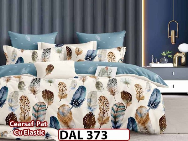 Lenjerie din finet cu 6 piese si cearceaf cu Elastic - DAL373 Lenjerie din finet cu 6 piese si cearceaf cu Elastic - DAL373
