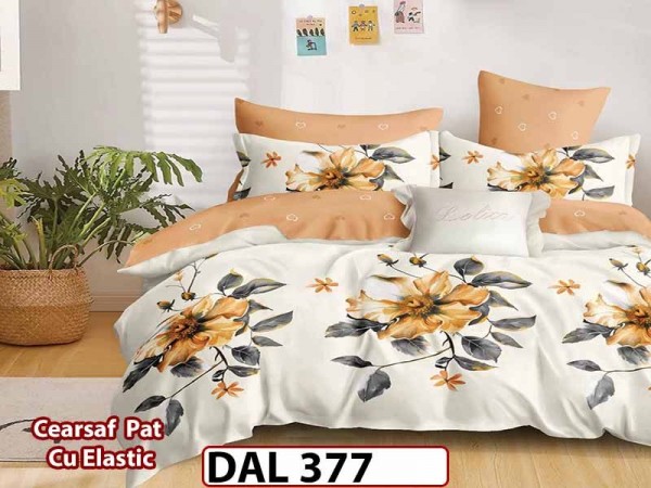 Lenjerie din finet cu 6 piese si cearceaf cu Elastic - DAL377 Lenjerie din finet cu 6 piese si cearceaf cu Elastic - DAL377