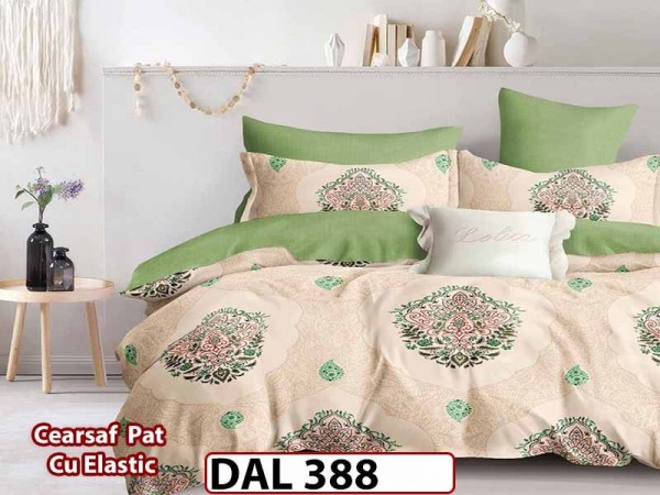 Lenjerie din finet cu 6 piese si cearceaf cu Elastic - DAL388 Lenjerie din finet cu 6 piese si cearceaf cu Elastic - DAL388