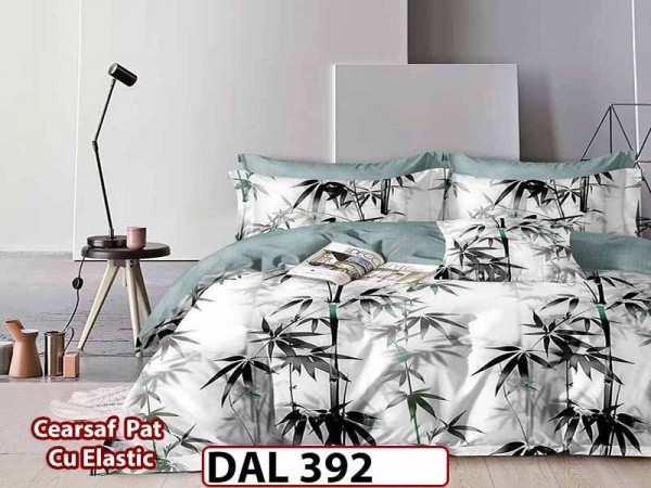 Lenjerie din finet cu 6 piese si cearceaf cu Elastic - DAL392 Lenjerie din finet cu 6 piese si cearceaf cu Elastic - DAL392