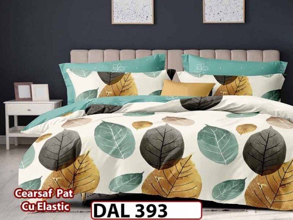 Lenjerie din finet cu 6 piese si cearceaf cu Elastic - DAL393 Lenjerie din finet cu 6 piese si cearceaf cu Elastic - DAL393
