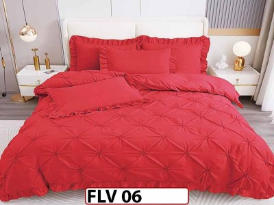 Lenjerie din Finet 4 piese cu pliuri - FLV06 Lenjerie din Finet 4 piese cu pliuri - FLV06