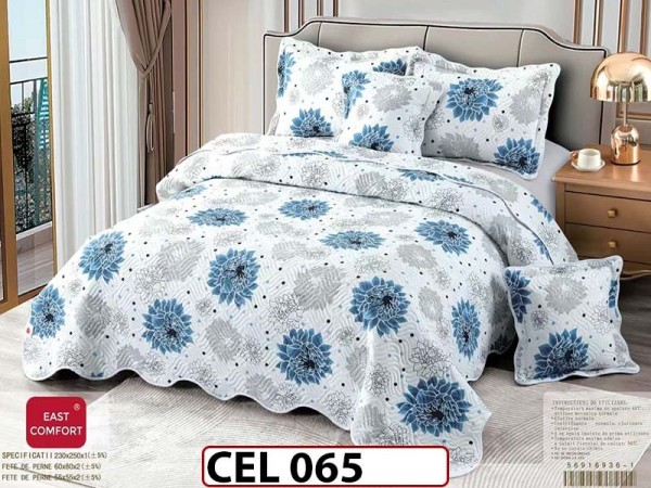Cuvertura cu 5 piese din BUMBAC FINETAT CEL065 Cuvertura cu 5 piese din BUMBAC FINETAT CEL065