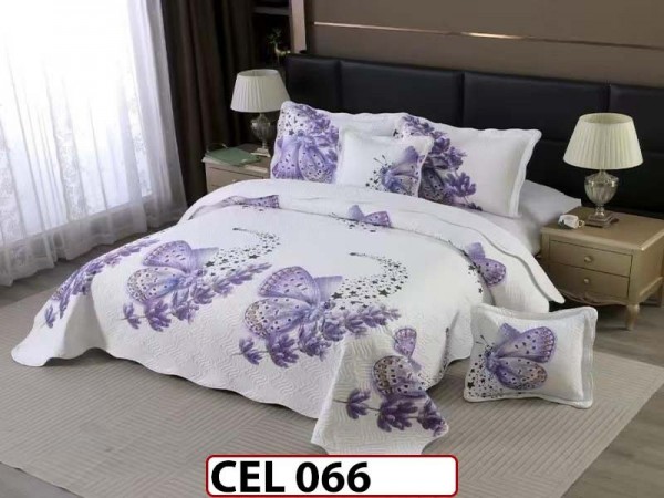 Cuvertura cu 5 piese din BUMBAC FINETAT CEL066 Cuvertura cu 5 piese din BUMBAC FINETAT CEL066