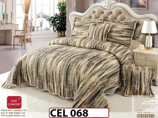 Cuvertura cu 5 piese din BUMBAC FINETAT CEL068 Cuvertura cu 5 piese din BUMBAC FINETAT CEL068