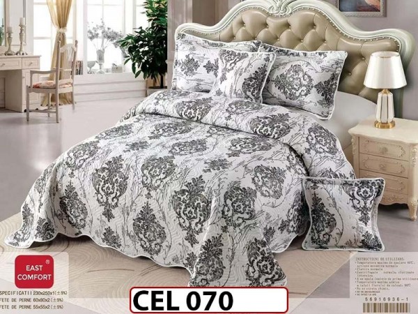 Cuvertura cu 5 piese din BUMBAC FINETAT CEL070 Cuvertura cu 5 piese din BUMBAC FINETAT CEL070
