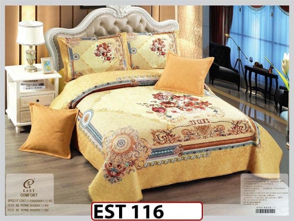 Cuvertura cu 5 piese din Catifea - EST116 Cuvertura cu 5 piese din Catifea - EST116