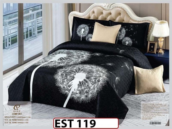 Cuvertura cu 5 piese din Catifea - EST119 Cuvertura cu 5 piese din Catifea - EST119