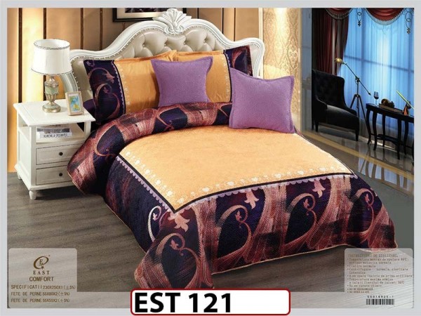 Cuvertura cu 5 piese din Catifea - EST121 Cuvertura cu 5 piese din Catifea - EST121