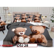 Lenjerie o persoana din Finet 4 piese - DSJ28