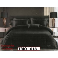 Lenjerie din damasc finetat 6 piese cearceaf cu elastic - TRIO1618