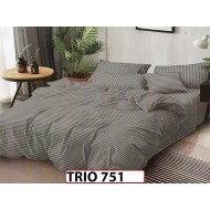 Lenjerie din  damasc finetat  6 piese  - TRIO751