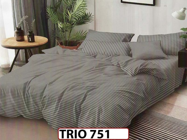 Lenjerie din  damasc finetat  6 piese  - TRIO751