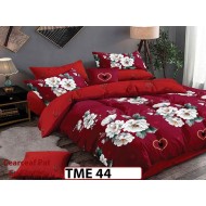 Lenjerie din finet  6 piese si cearceaf cu elastic - TME44