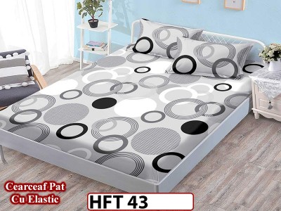 Husa de Pat din Finet + 2 Fete de Perne - Saltea 180x200 - Pat 2 Persoane - HFT43 Husa de Pat din Finet + 2 Fete de Perne - Saltea 180x200 - Pat 2 Persoane - HFT43