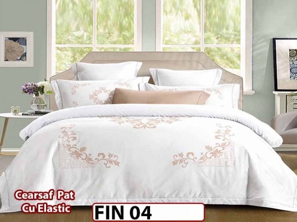 Lenjerie din Finet 4 piese cu elastic  - FIN 04