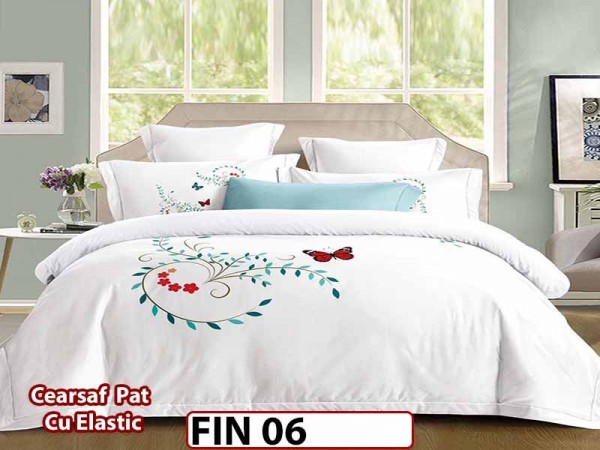 Lenjerie din Finet 4 piese cu elastic - FIN 06 Lenjerie din Finet 4 piese cu elastic - FIN 06