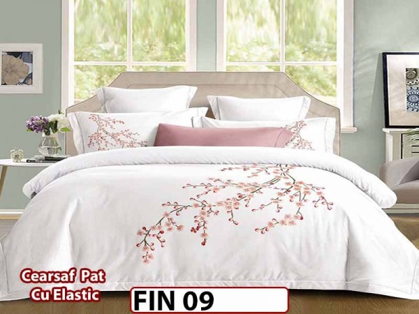 Lenjerie din Finet 4 piese cu elastic - FIN 09 Lenjerie din Finet 4 piese cu elastic - FIN 09