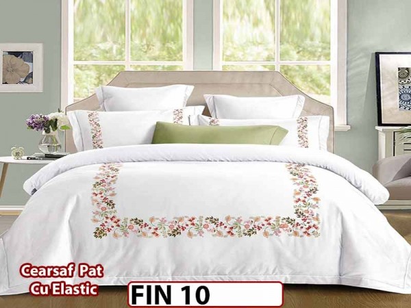 Lenjerie din Finet 4 piese cu elastic - FIN 10 Lenjerie din Finet 4 piese cu elastic - FIN 10