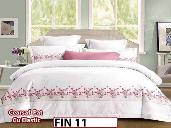 Lenjerie din Finet 4 piese cu elastic  - FIN 11