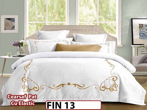 Lenjerie din Finet 4 piese cu elastic  - FIN 13