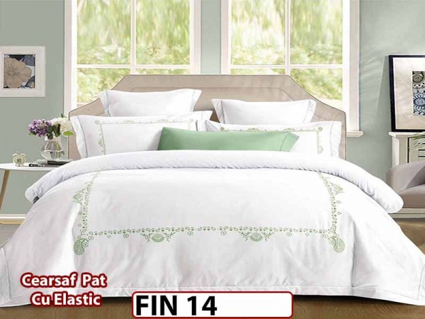 Lenjerie din Finet 4 piese cu elastic  - FIN 14