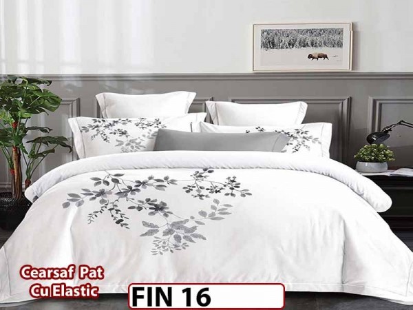 Lenjerie din Finet 4 piese cu elastic  - FIN 16