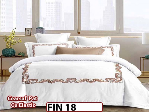 Lenjerie din Finet 4 piese cu elastic  - FIN 18