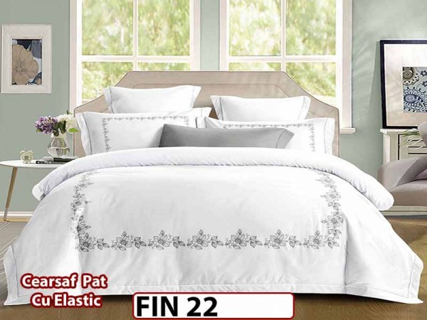Lenjerie din Finet 4 piese cu elastic  - FIN 22