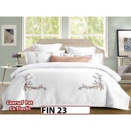 Lenjerie din Finet Elegant 4 piese cu elastic  - FIN 23