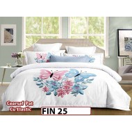 Lenjerie din Finet Elegant 4 piese cu elastic  - FIN 25