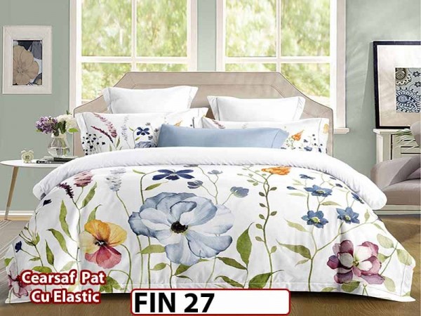 Lenjerie din Finet 4 piese cu elastic - FIN 27 Lenjerie din Finet 4 piese cu elastic - FIN 27