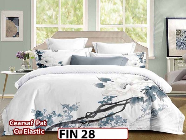 Lenjerie din Finet 4 piese cu elastic - FIN 28 Lenjerie din Finet 4 piese cu elastic - FIN 28