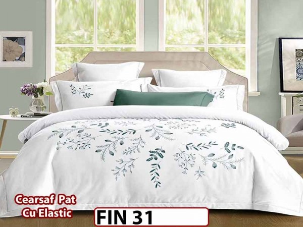 Lenjerie din Finet 4 piese cu elastic - FIN 31 Lenjerie din Finet 4 piese cu elastic - FIN 31