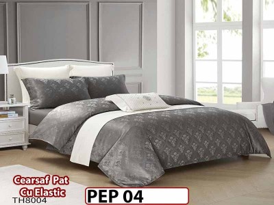 Lenjerie pat dublu, Jacquard Finet, din 4 piese - PEP 04