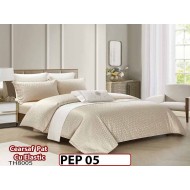 Lenjerie pat dublu, Jacquard Finet, din 4 piese - PEP 05