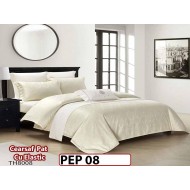 Lenjerie pat dublu, Jacquard Finet, din 4 piese - PEP 08