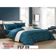 Lenjerie pat dublu, Jacquard Finet, din 4 piese - PEP 09