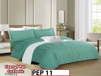 Lenjerie pat dublu, Jacquard Finet, din 4 piese - PEP 11