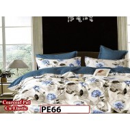 Lenjerie din finet 4 piese 1 Persoana Cearceaf cu Elastec - PE66