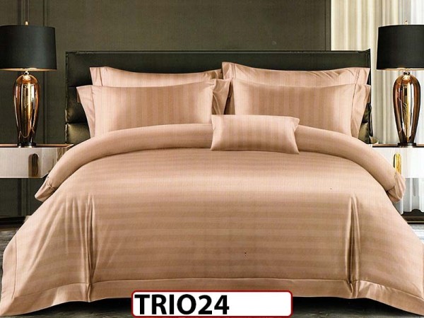 Lenjerie din damasc finetat 6 piese - TRIO24 Lenjerie din damasc finetat 6 piese - TRIO24