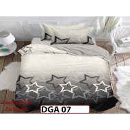 Lenjerie din finet 4 piese 1 Persoana Cearceaf cu Elastec - DGA 07