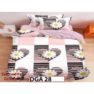 Lenjerie din finet 4 piese 1 Persoana Cearceaf cu Elastec - DGA 28