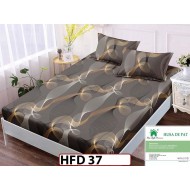 Husa de Pat din Finet + 2 Fete de Perne - Saltea 180x200 - Pat 2 Persoane - HFD37