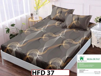 Husa de Pat din Finet + 2 Fete de Perne - Saltea 180x200 - Pat 2 Persoane - HFD37 Husa de Pat din Finet + 2 Fete de Perne - Saltea 180x200 - Pat 2 Persoane - HFD37