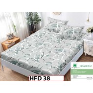 Husa de Pat din Finet + 2 Fete de Perne - Saltea 180x200 - Pat 2 Persoane - HFD38