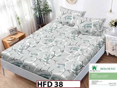 Husa de Pat din Finet + 2 Fete de Perne - Saltea 180x200 - Pat 2 Persoane - HFD38