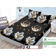 Husa de Pat din Finet + 2 Fete de Perne - Saltea 180x200 - Pat 2 Persoane - HFD42