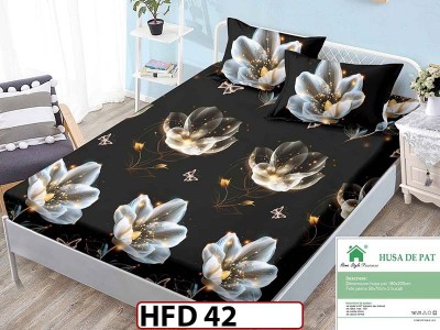 Husa de Pat din Finet + 2 Fete de Perne - Saltea 180x200 - Pat 2 Persoane - HFD42